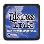 Штемпельная подушка Ranger - Distress Mini Ink Pad - Blueprint Sketch