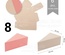Набор картонных заготовок 003, ТМ Fabrika Dekoru, 6 штук, выбор цвета
