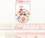 Деревянная пуговица Multicolor Flower B17609, диаметр 15 мм, 1 шт.