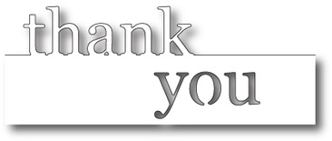 Лезвие от Memory Box -  DIES- Grand Thank You