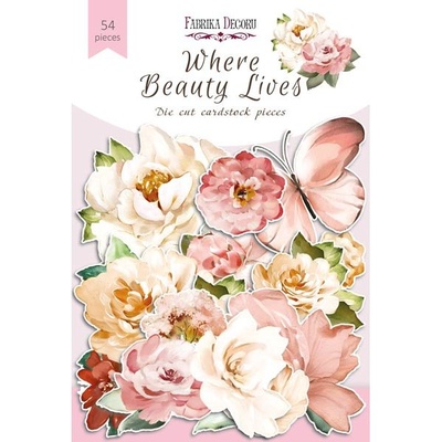 Набір висічок, колекція Where beauty lives, 54 шт, ТМ Фабрика декору