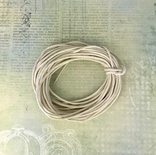Вощеный шнур, льняной, 1,5 мм, 5 метров