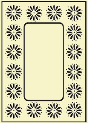 Папка для тиснения Crafts Too Embossing Folder - Daisy Frame