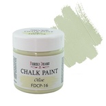 Меловая краска Chalk Paint Оливка 50ml, ТМ Фабрика Декора