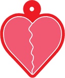 Лезвие Friendship Heart от Cheery Lynn Designs, 3 детали