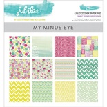 Набор двусторонней скрапбумаги My Mind's Eye - Jubilee Shepbet - Pad, 15х15 см, 24 листа