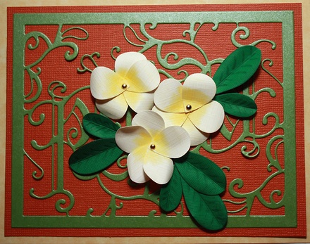 Лезвие Frangipani with Leaves от Cheery Lynn Designs