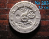 Пластиковое украшение от Е.В.A - Часы, 3,5 см