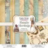 Набор скрапбумаги Family Heritage 20x20 см, ТМ Фабрика Декора