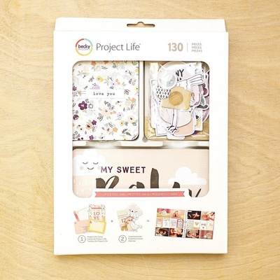 Набор карточек Project Life by Becky Higgins - Value Kit - Little You Girls, 130 элементов
