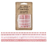 Бумажные скотчи Tim Holtz - Ideaology - Tissue Tape - Merriment, 4 штуки