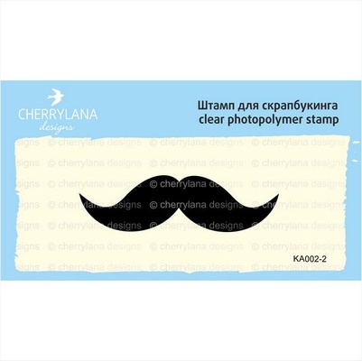 Штампы от Cherrylana - Усы - (бол), 5х1,4 см