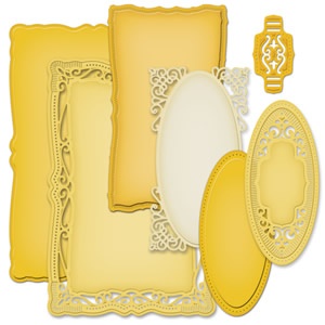 Ножи для вырубки от Spellbinders - Radiant Rectangles, 7 шт.