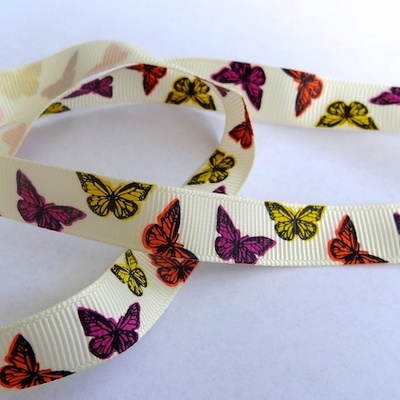 Лента Eyelet Outlet - Butterfly Ribbon, ширина 15 мм, длина 90 см