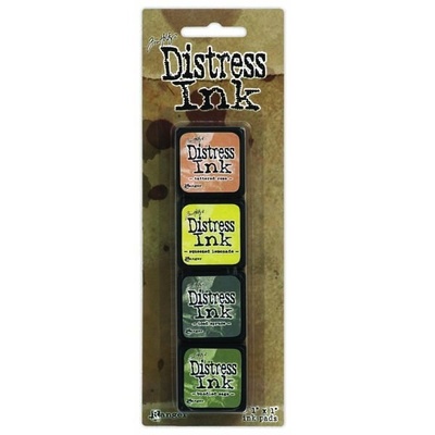 Набор штемпельных подушек Ranger - Distress Mini Ink Kit - Kit 10