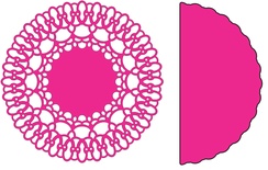 Лезвие Chasing Rainbows Doily with Angel Wing от Cheery Lynn Designs, 1 шт.