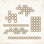 Чипборд Blue Fern Studios - Mini Ring Things