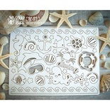 Чипборд ScrapBox - набор Морской
