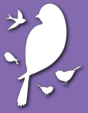 Нож для вырубки от Memory Box -  DIES - Birds of a Feather