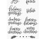 Акриловый штамп My Favorite Things - Hand-Lettered Holiday Greetings