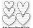 Лезвие My Favorite Things - Die-namics Lots of Hearts