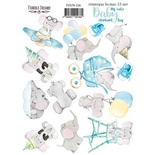 Набор наклеек (стикеров) 13шт My cute Baby elephant boy 236, ТМ Фабрика Декора