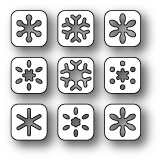 Ножи от Poppystamps - Snowflake Tabs craft die