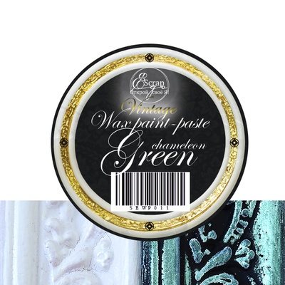 Краска с эффектом патины - Green chameleon, 30 ml