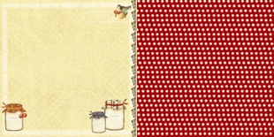 Лист скрапбумаги Webster's Pages - Sweet Jam - Spring Market Collection - размер 30х30 см, двусторонний