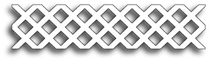 Нож для вырубки от Poppystamps - Lattice Edge