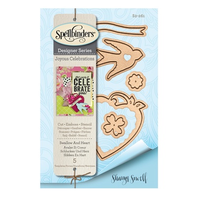 Нож для вырубки от Spellbinders - Swallow And Heart