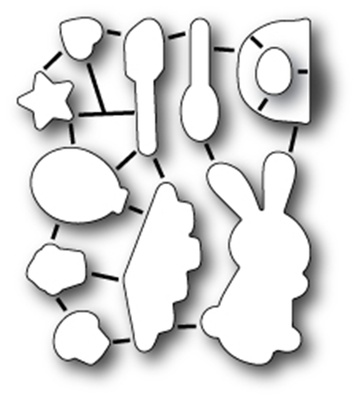 Ножи от Poppystamps - Cupcake Party die set