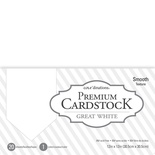 Набор кардстока DCWV Core'dinations Value Pack Smooth Cardstock, Great White, 30х30 см, 20 листов, белый