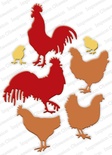 Ножи от Impression Obsession - Roosters & Chickens
