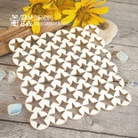 Чипборд ScrapBox - Фоновый звезды в кругах Hb-030