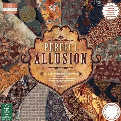 Набор бумаги для скрапбукинга First Edition - Perfect Allusion, 48 листов, 30х30 см