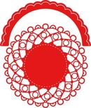 Лезвие Dianza Doily w/Angel Wing от Cheery Lynn Designs