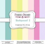 Набор бумаги 15х15 Background 2, ТМ Фабрика Декору