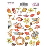 Набор наклеек (стикеров) 35 шт Colors of Autumn 134, ТМ Фабрика Декора