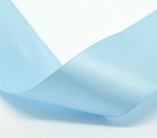 Атласная лента Skyblue, цвет голубой, ширина 40 мм, длина 90 см
