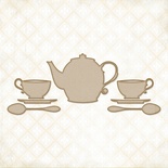 Чипборд Blue Fern Studios - Tea with Ginger