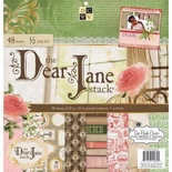 Набор бумаги DCWV - Dear Jane, 30х30 см, 24 листа