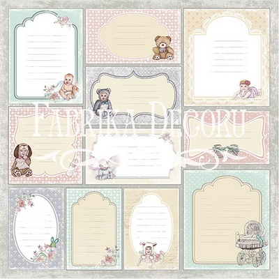 Набор картинок для декорирования Фабрика Декора - Карточки 2, Baby shabby, 01011-2