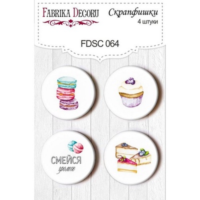 Набор скрапфишек Фабрика Декору из 4 шт FDSC064