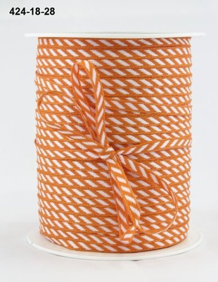 Лента Solid/Diagonal Stripes, цвет красный/белый, ширина 3 мм, длина 90 см