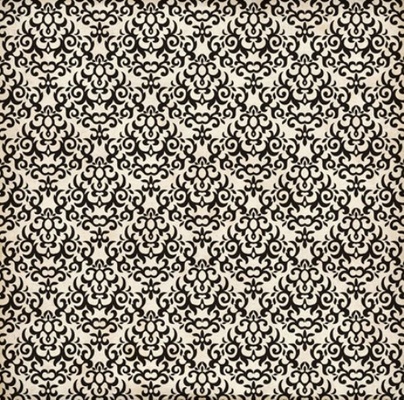 Лист скрапбумаги от Echo Park - BLACK DAMASK, 30х30 см