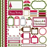 Наклейки от Echo Park-D&S Christmas