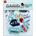 Высечки Carta Bella - Snow Fun - Ephemera Frame&Tags