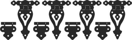 Ножи для вырубки от Cheery Lynn Designs - Hinges (Set of 8)