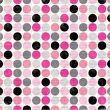 Лист двусторонней бумаги от Echo Park-Script Polka Dot